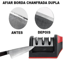 Carregar imagem no visualizador da galeria, Afiador de Facas em Aço Inoxídável