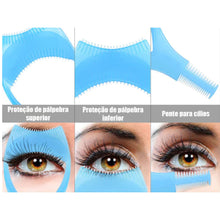 Carregar imagem no visualizador da galeria, Aplicador E Protetor De Máscara P/ Cílios Rimel 3 Em 1 Rosa