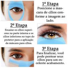 Carregar imagem no visualizador da galeria, Aplicador E Protetor De Máscara P/ Cílios Rimel 3 Em 1 Rosa