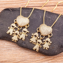 Carregar imagem no visualizador da galeria, COLAR AMOR DE MÃE - BANHADO À OURO 18k