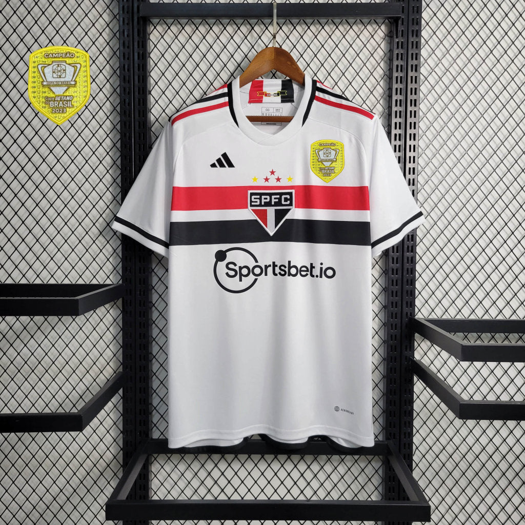 Camisa São Paulo I 23/24 - Com Patch Copa do Brasil