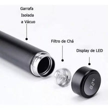 Carregar imagem no visualizador da galeria, Garrafa Térmica - Medidor de Temperatura 💧PROMOÇÃO 50% DE DESCONTO💧

