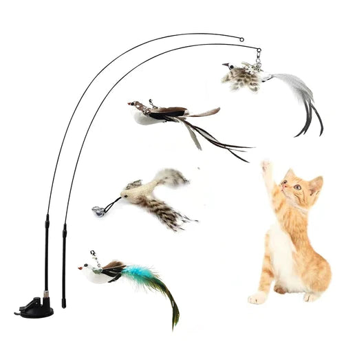 Brinquedo Interativo para Gatos - Simulador de Passarinho