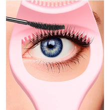 Carregar imagem no visualizador da galeria, Aplicador E Protetor De Máscara P/ Cílios Rimel 3 Em 1 Rosa
