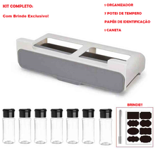 Carregar imagem no visualizador da galeria, KIT ORGANIZADOR DE TEMPEROS - SMART KITCHEN
