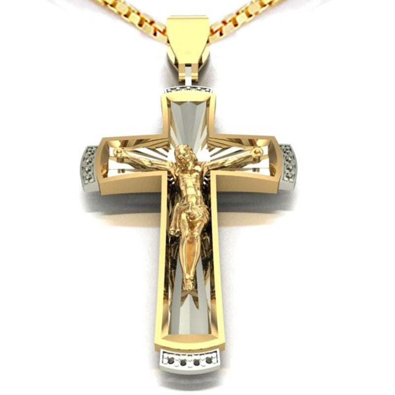 Colar com Pingente de Cruz [PROMOÇÃO - 50% OFF]