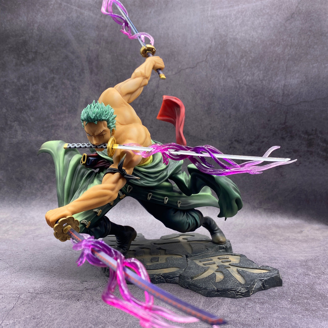 ACTION FIGURE RORONOA ZORO - 🗡️PROMOÇÃO ONE PIECE 50% DE DESCONTO🗡️